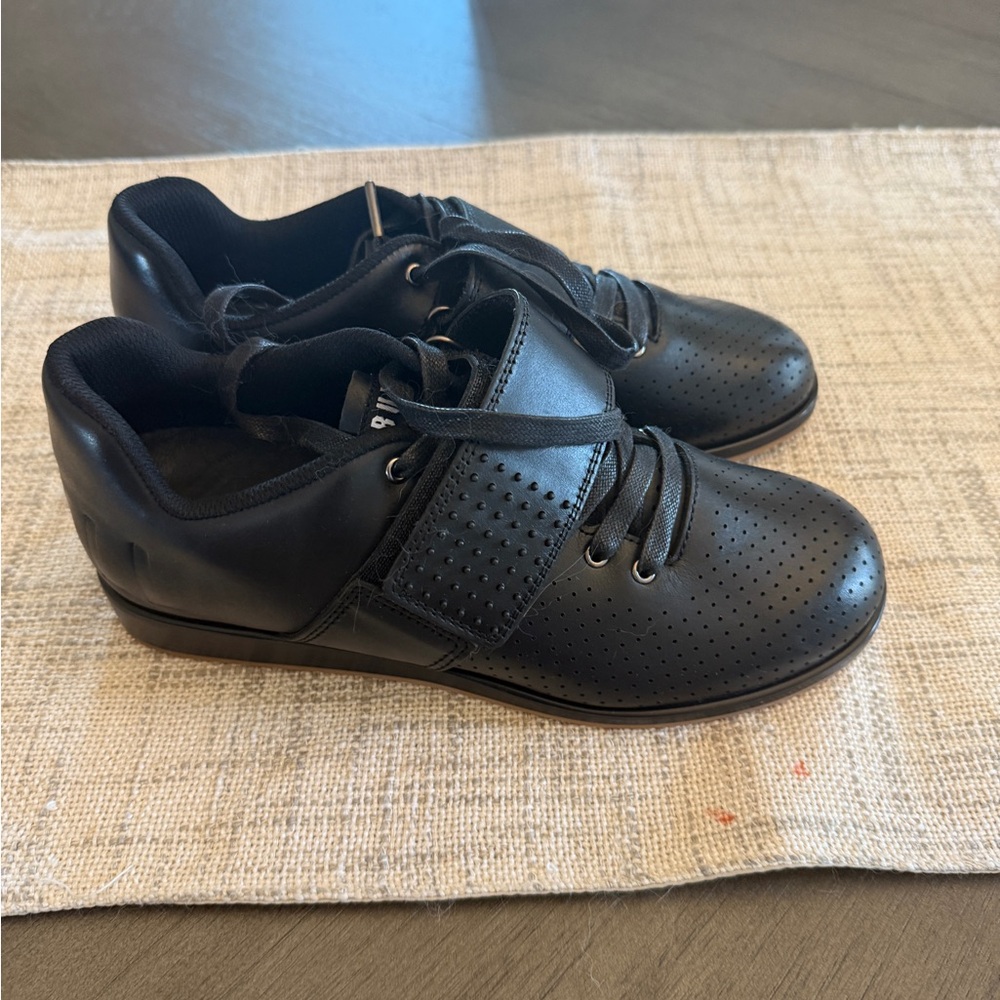 NOBULL Perforated Black Athletic Weight Lifting Shoes